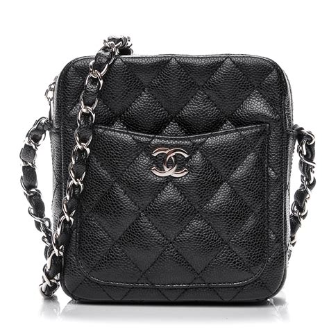 Chanel Caviar Camera Bag .